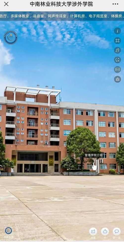 vr全景 云看中南林业科技大学涉外学院